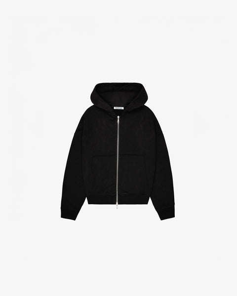 BOXY ZIP UP HOODIE – MONOSTUDIO