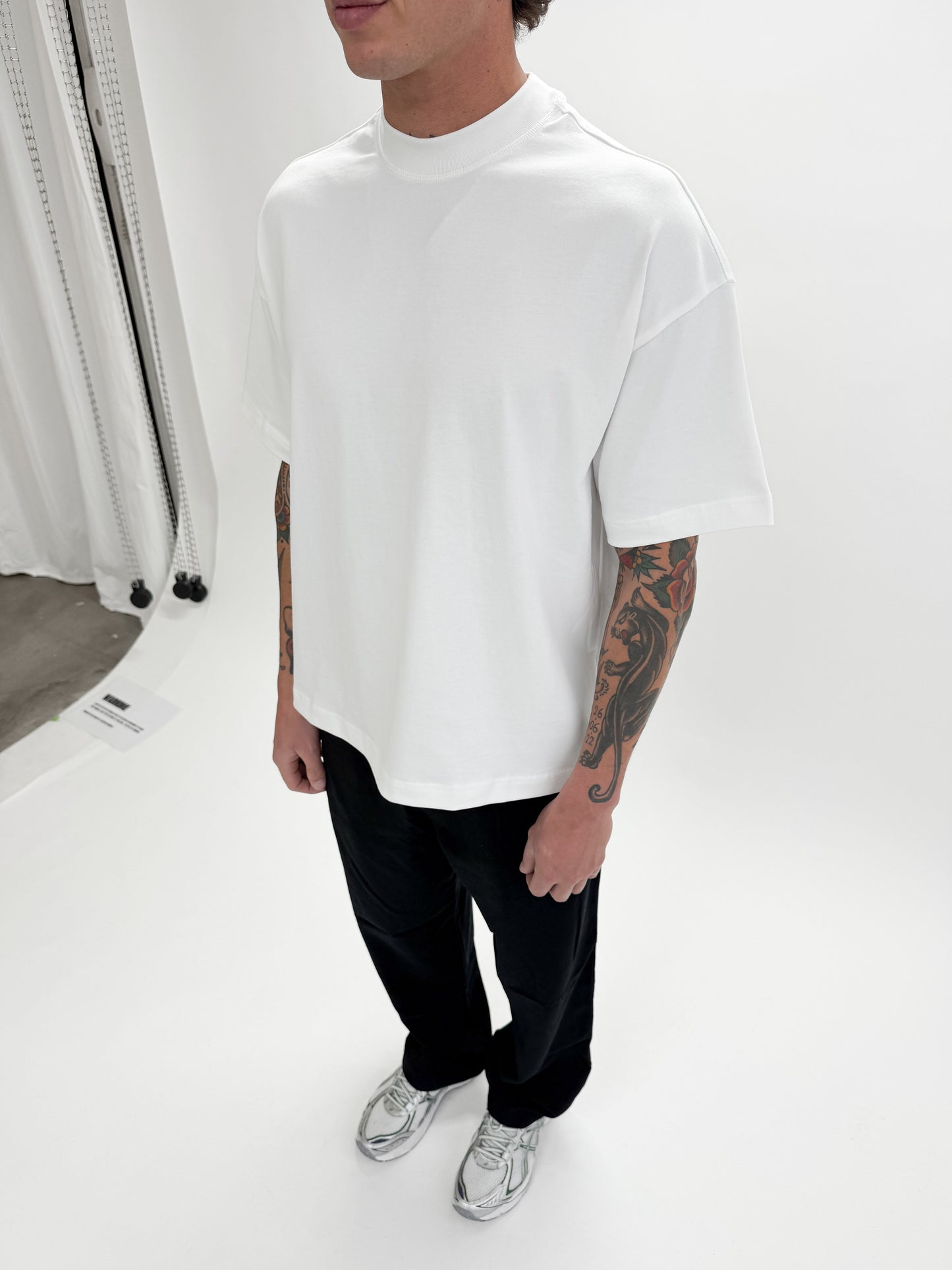 Black and white outfit male