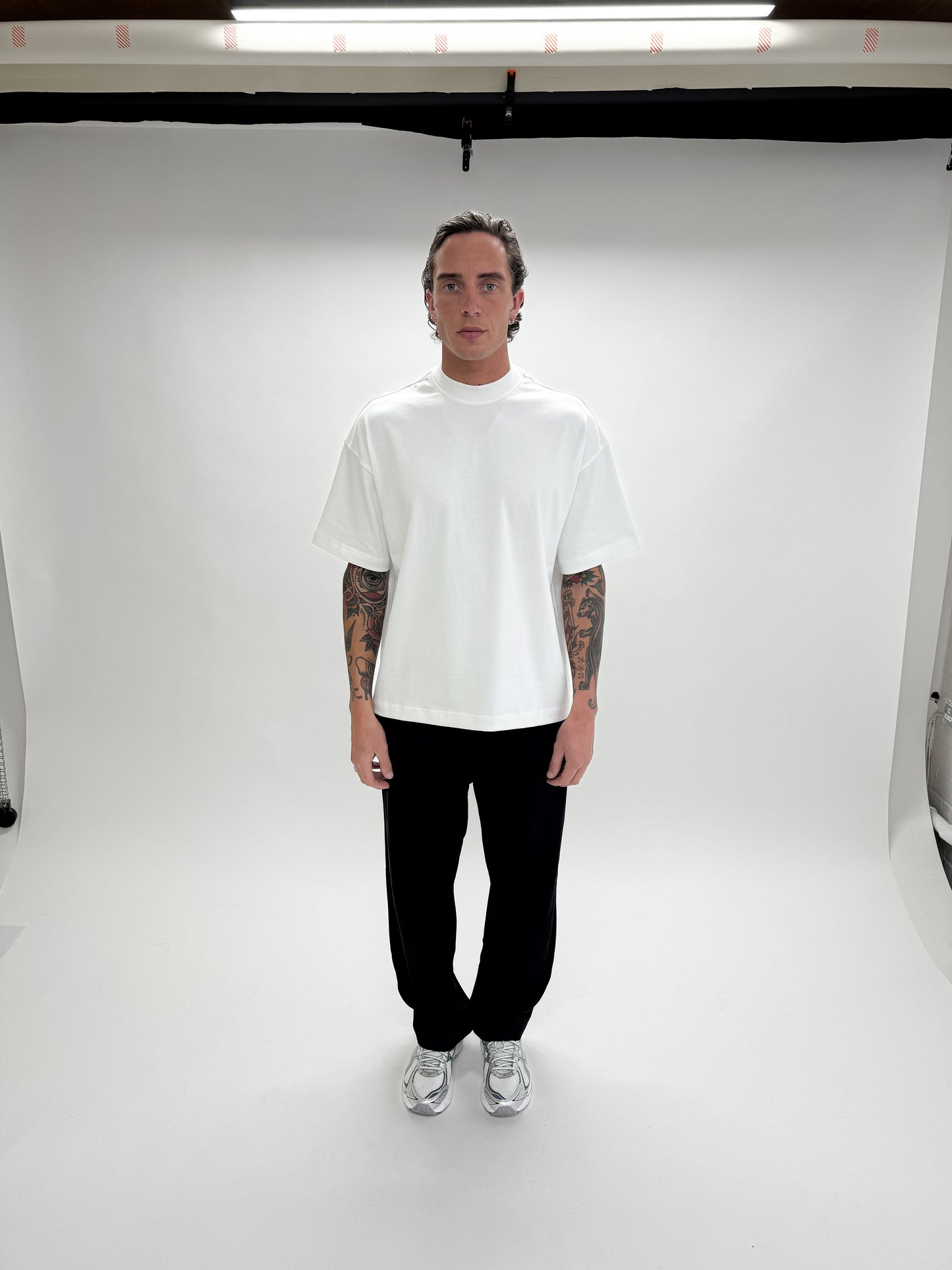 Black and white outfit male