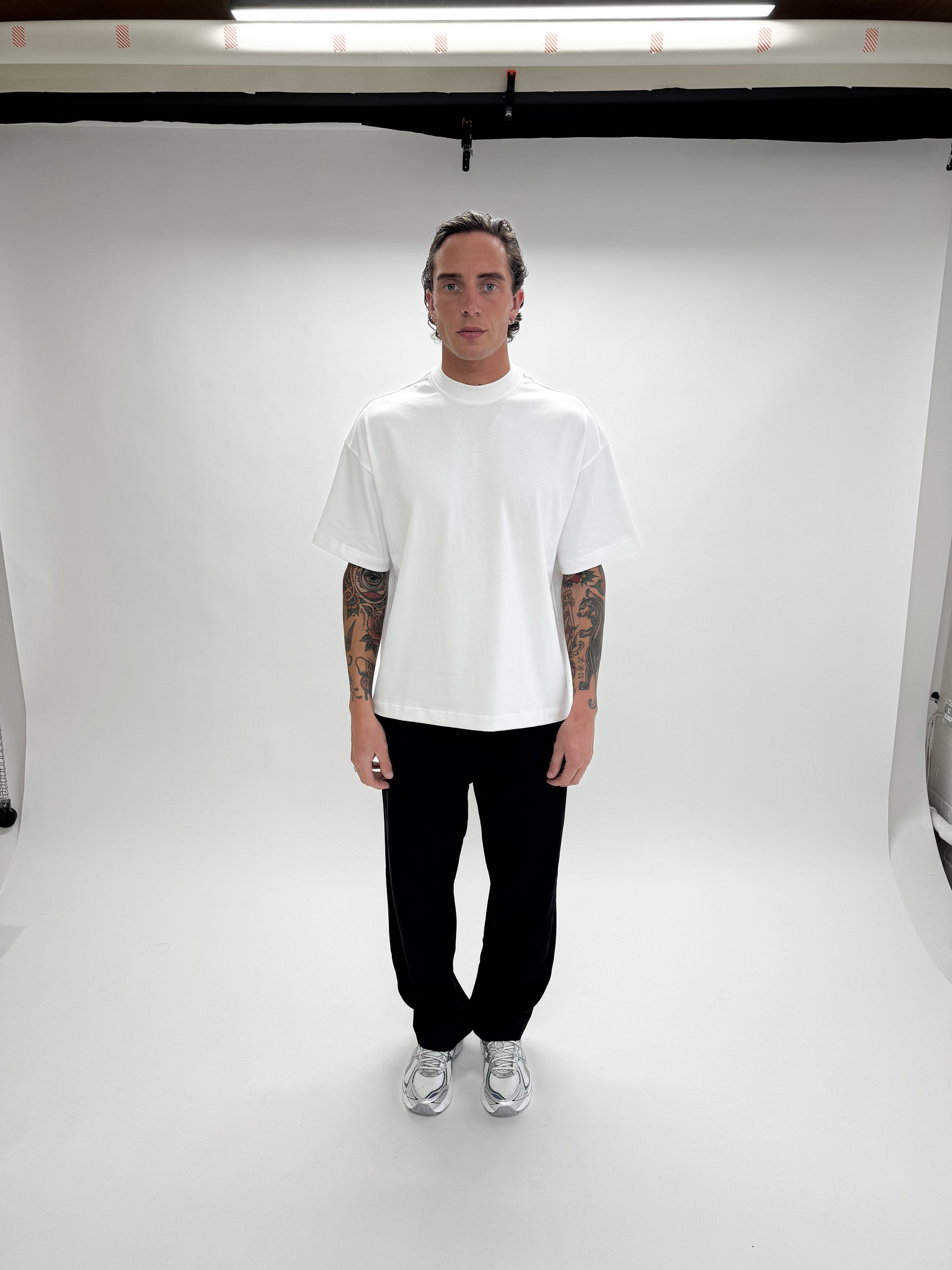 Black and white outfit male