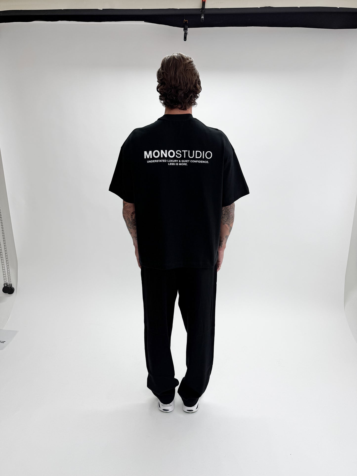 Black and white outfit male