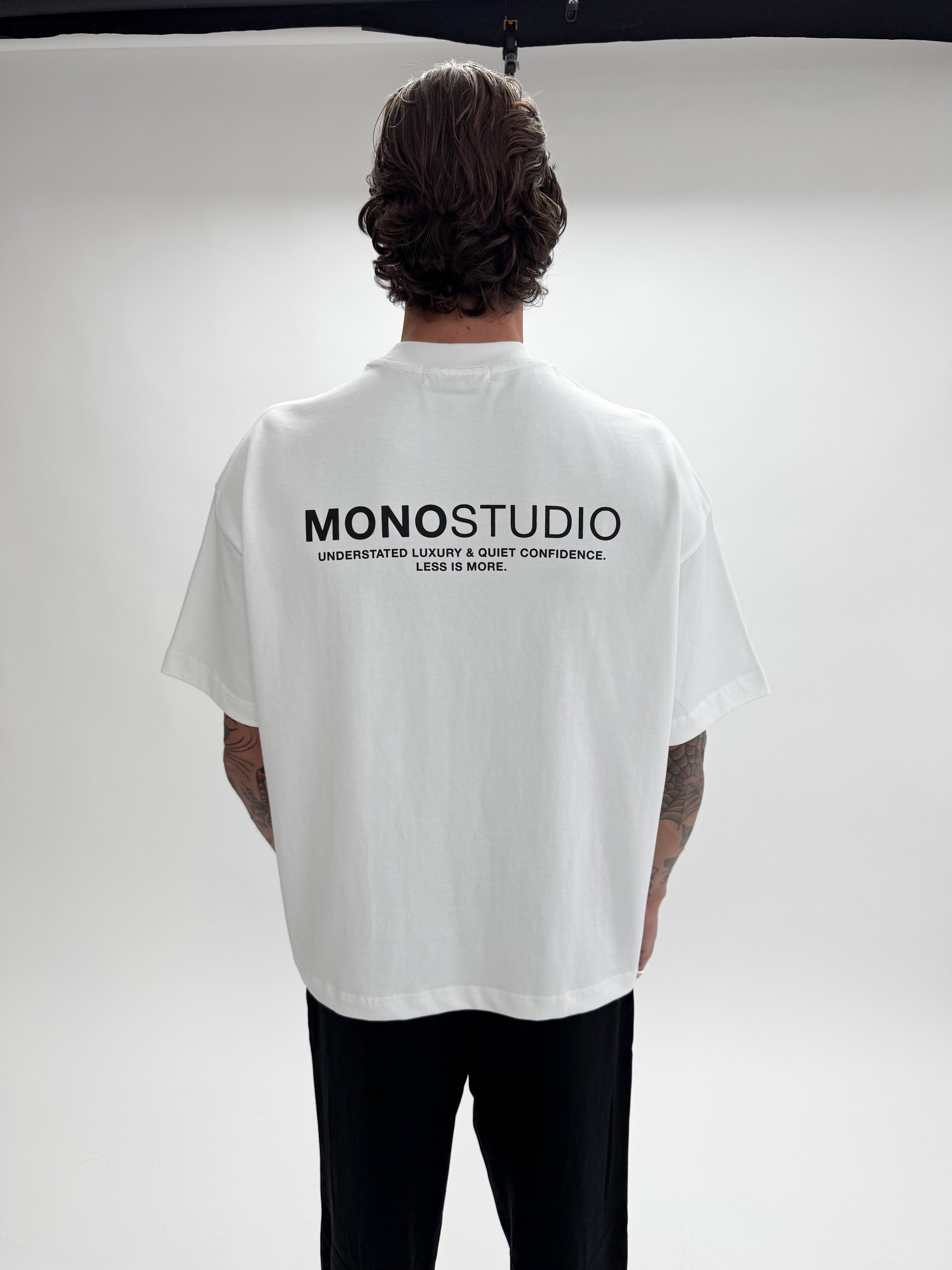 Black and white outfit male