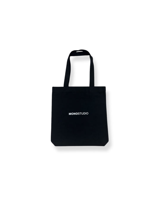 Black tote bag